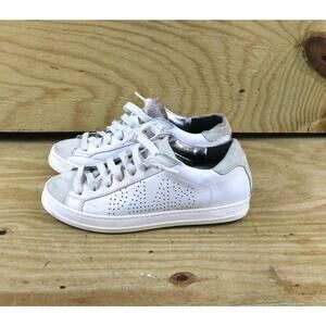 P448 Sneakers 36 Womens White Leather Thea Skate Low Tops